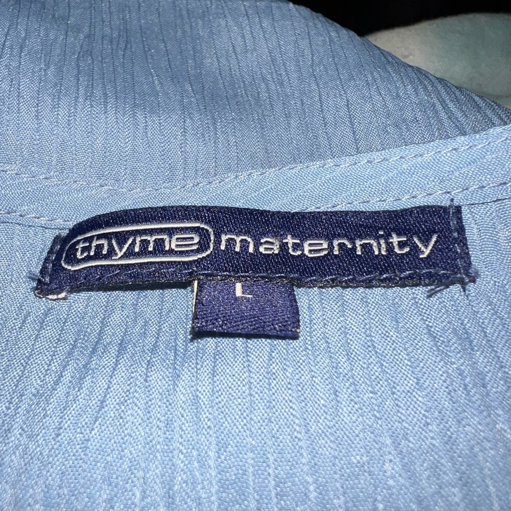 Thyme Maternity Long Sleeve Blouse - Picture 7 of 7